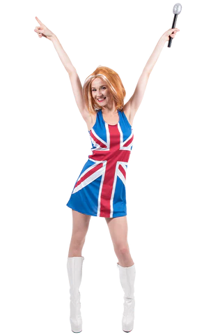Union jack Spice Girl Costume